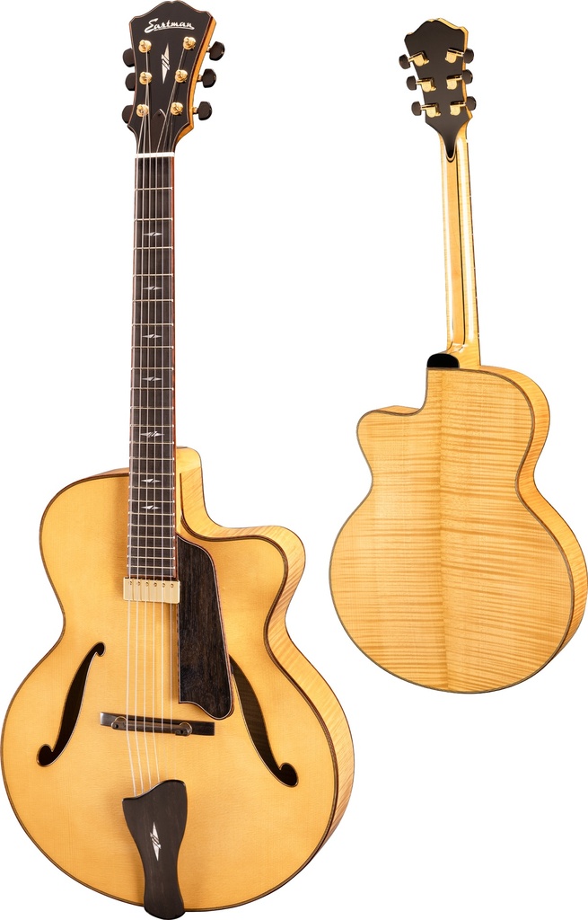 Eastman AR905CE-TC Blonde Archtop Spruce-Maple