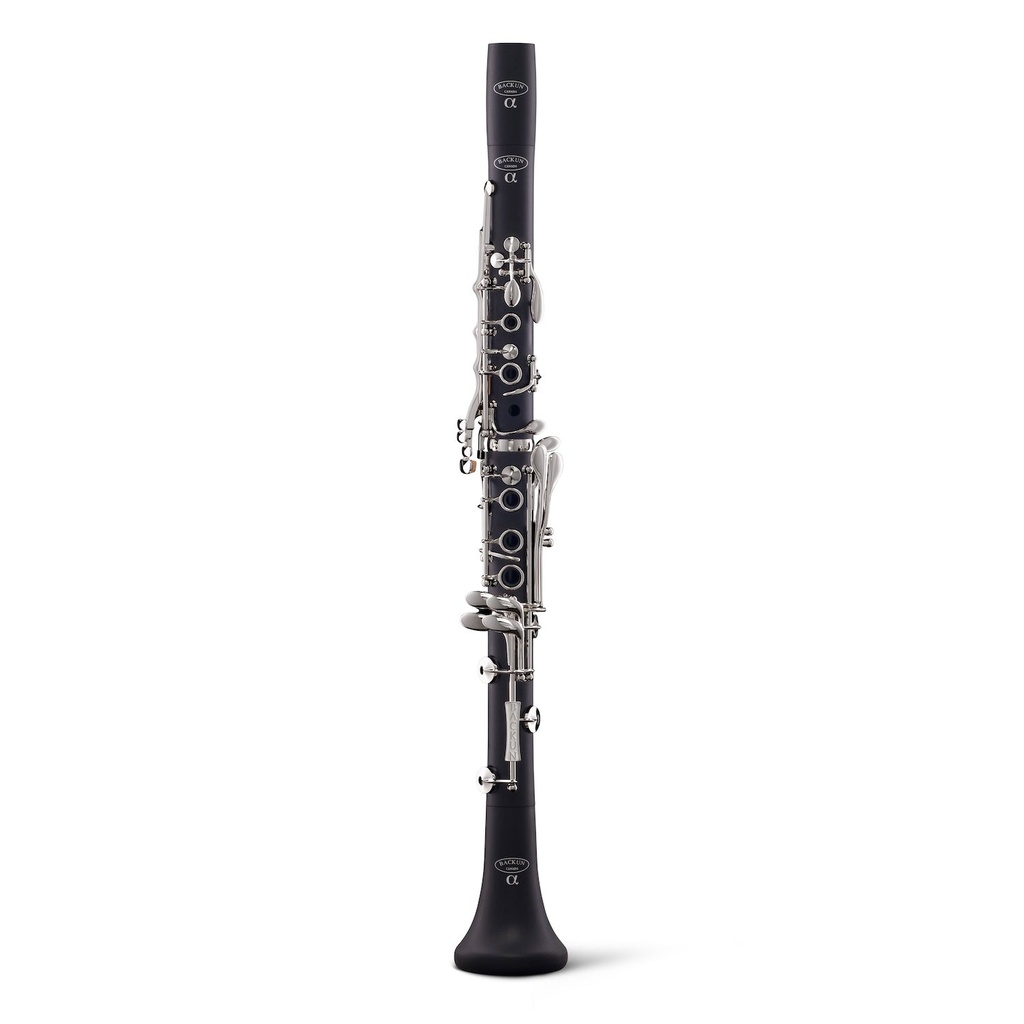 Backun Alpha Bb Student Clarinet - Synthetic, Nickel Keys