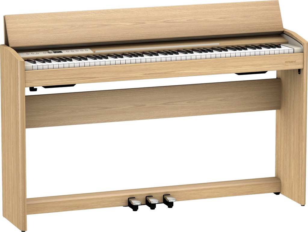 Roland F701 Digital Home Piano - Light Oak