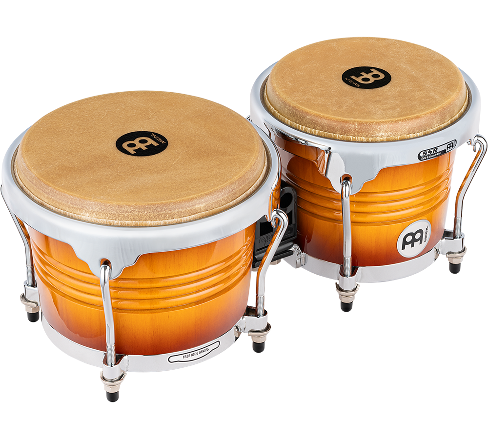 Meinl Marathon Exclusive Series Wood Bongos - Gold Amber Sunburst