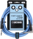 Boss BIC-10A 10 ft Instrument Cable - Blue