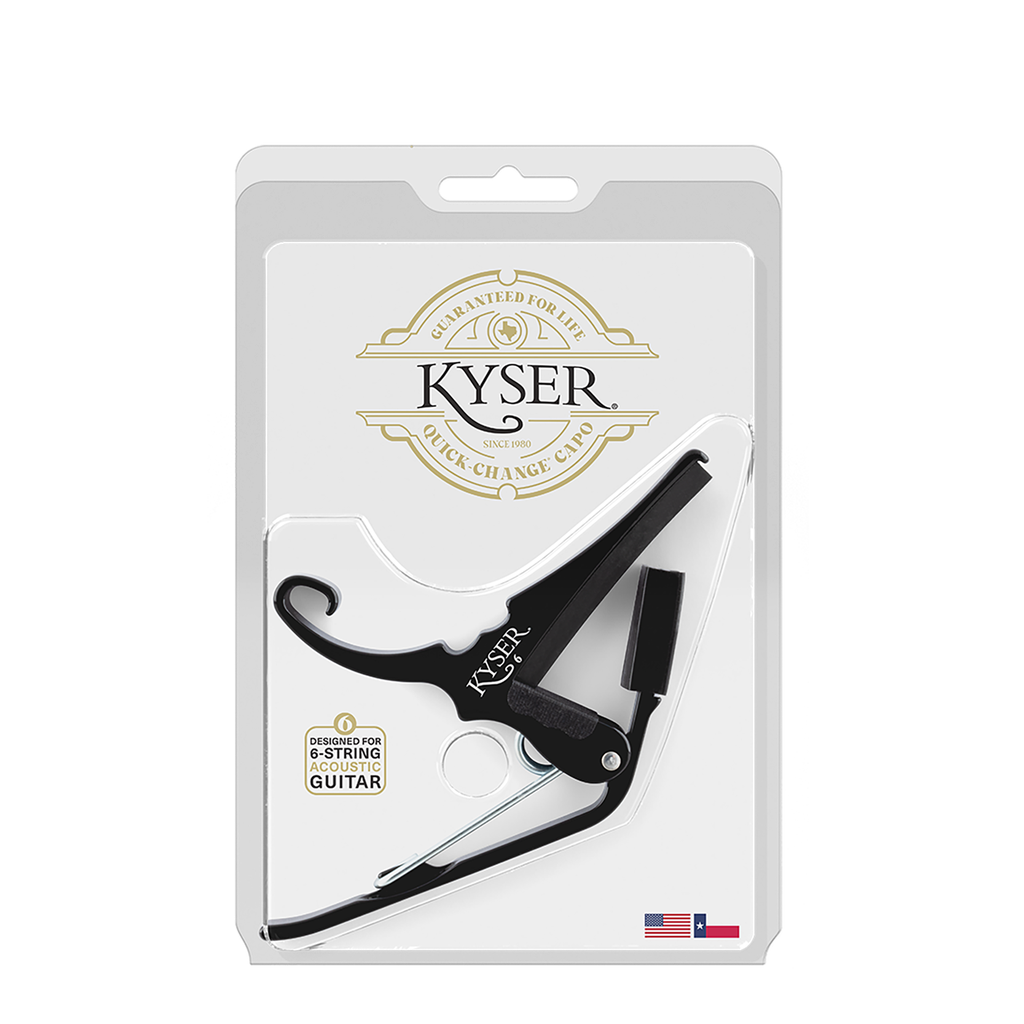 Kyser KG6R Guitar Capo - Black