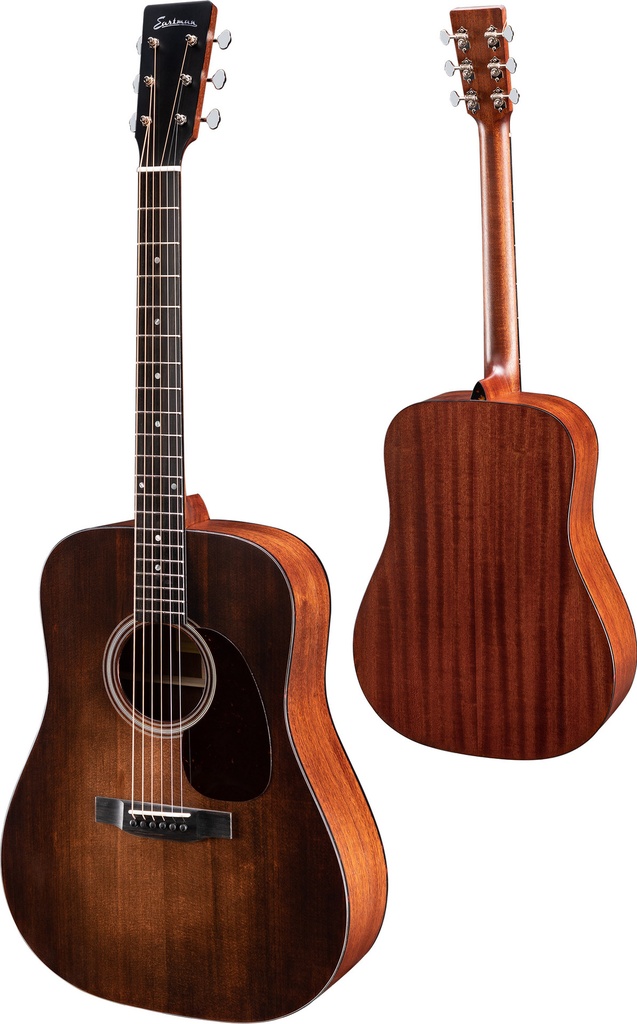Eastman E1 Dreadnought Acoustic Guitar Classic - Sitka Spruce/Sapele