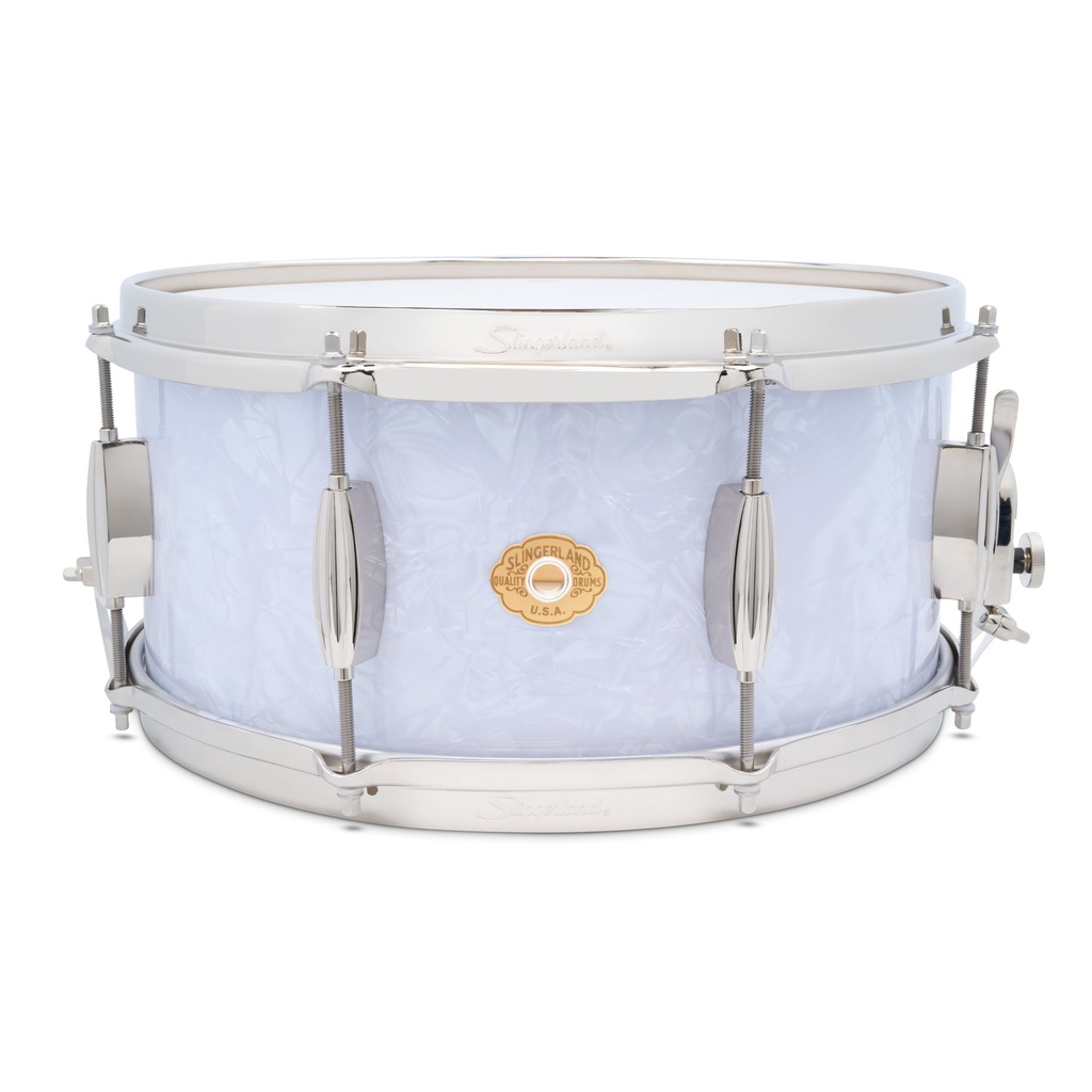 Slingerland Radio King Solid Maple Snare 6.5x14 - Marine Pearl