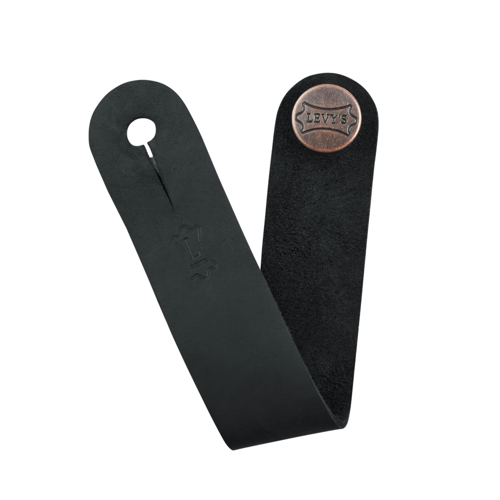 Levy's Brown Leather Headstock Strap