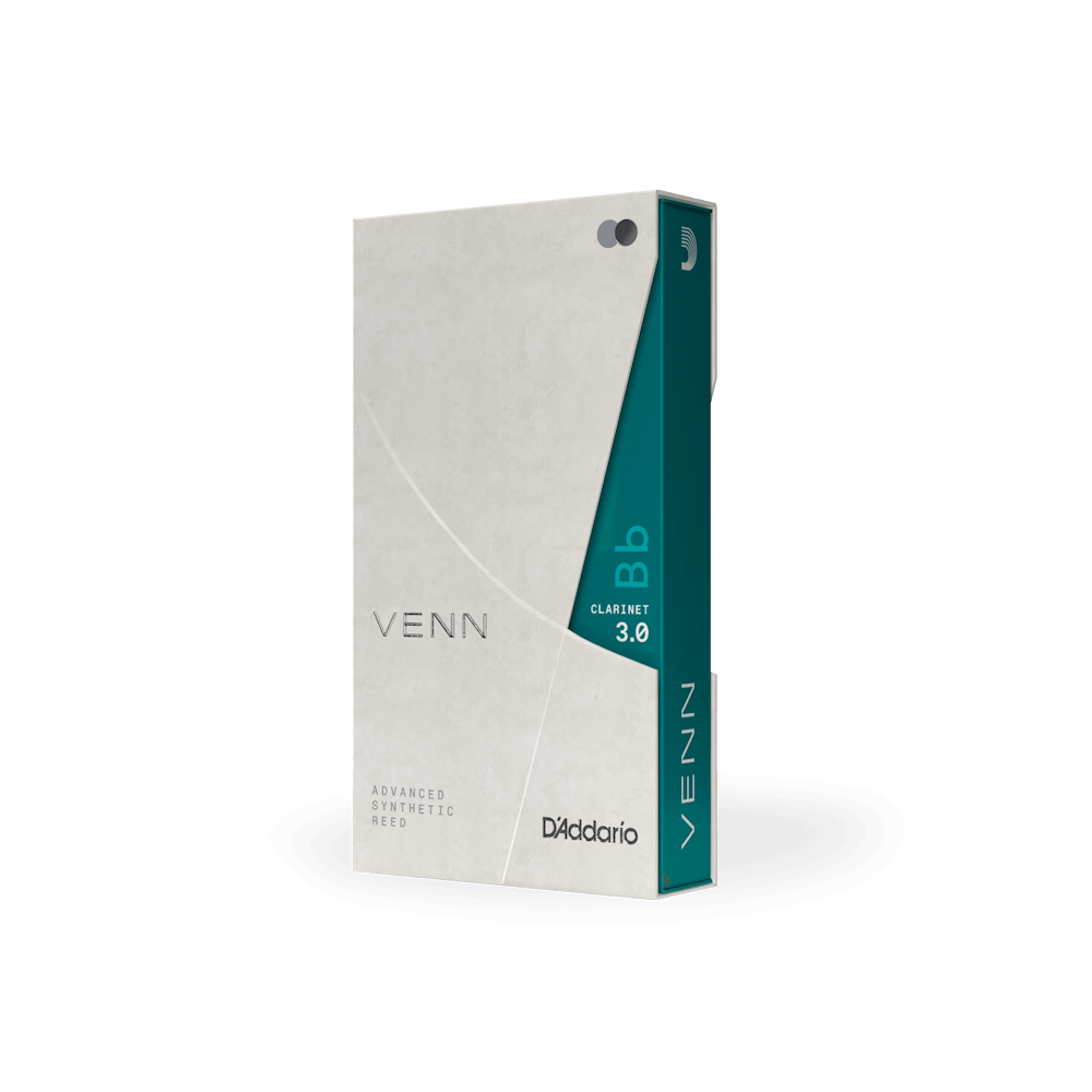 D'Addario VENN Bb Clarinet Reed - 2.0