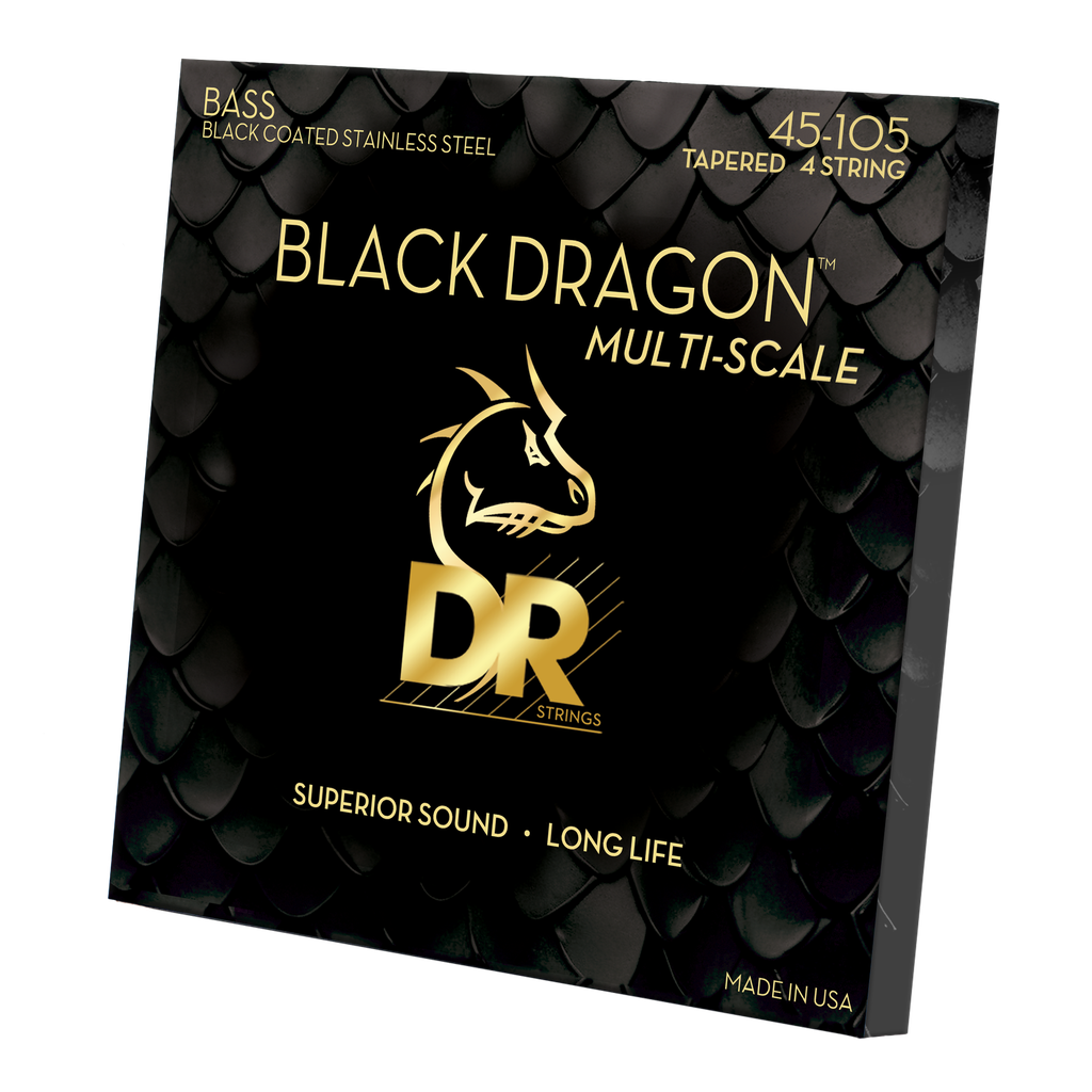 DR Strings Dragon Skin+ Quantum Nickel Bass Strings Medium 45-105