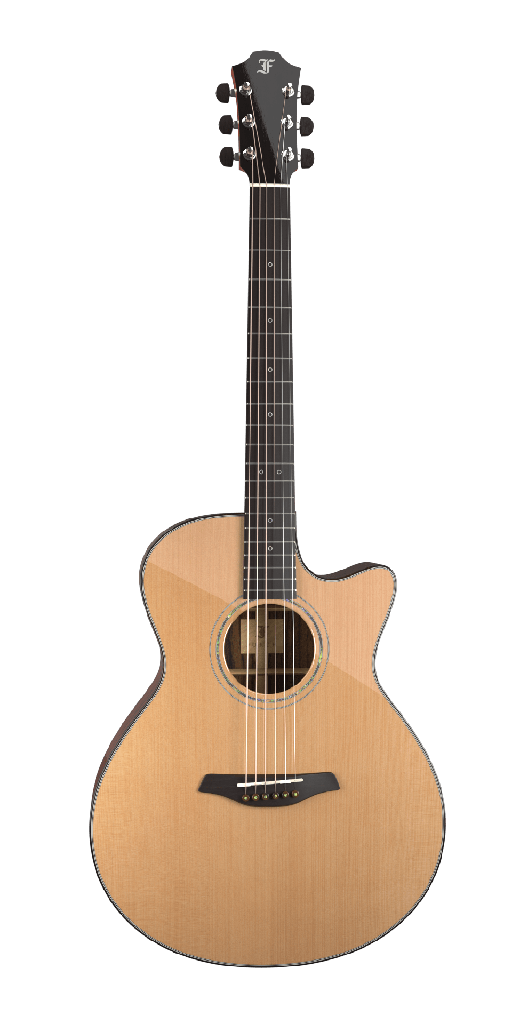Furch Yellow Cedar Mahogany Grand Auditorium Cutaway