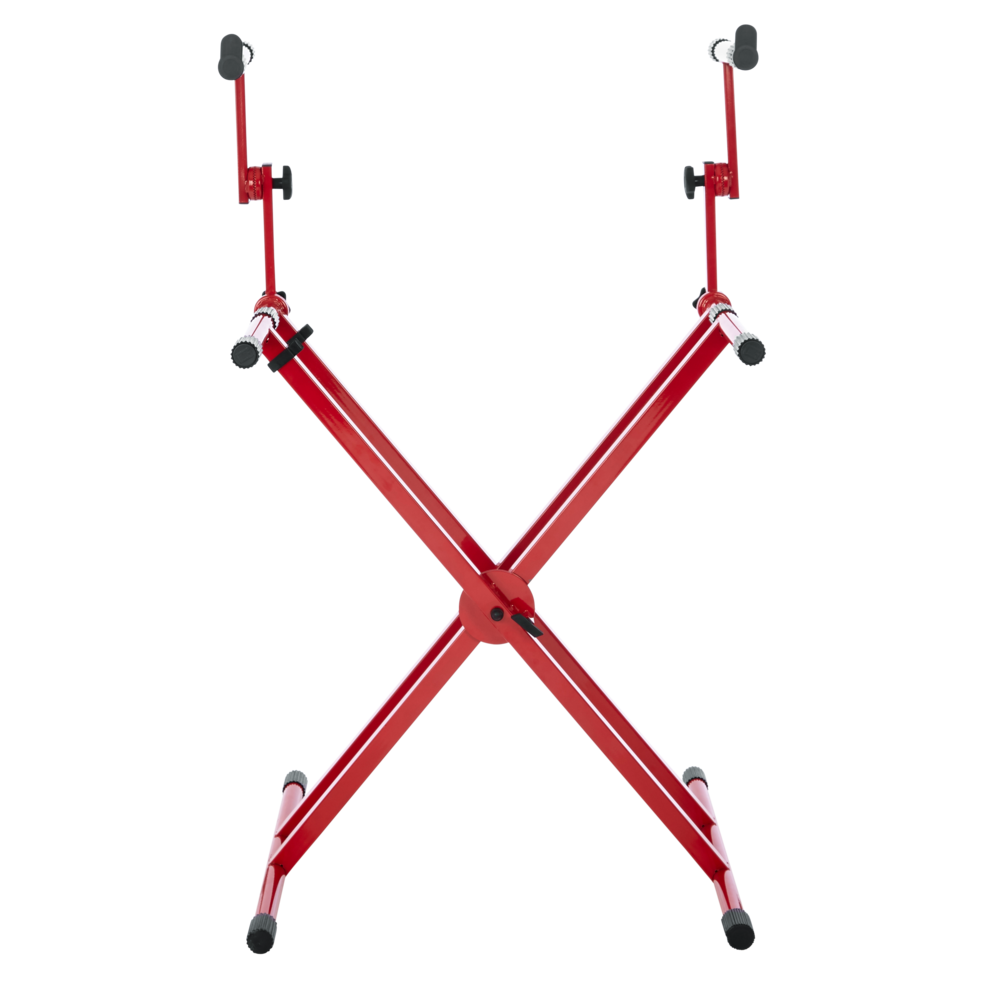 Gator Frameworks 2 Tier X Style Keyboard Stand - Red