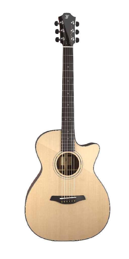 Furch Backstage Yellow Grand Auditorium Cutaway Sitka - Curupau