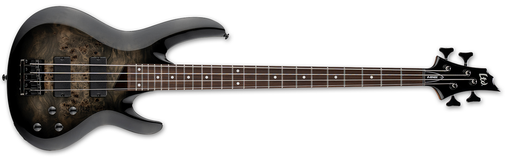 ESP LTD B-204DX Black Burst 4-String Bass