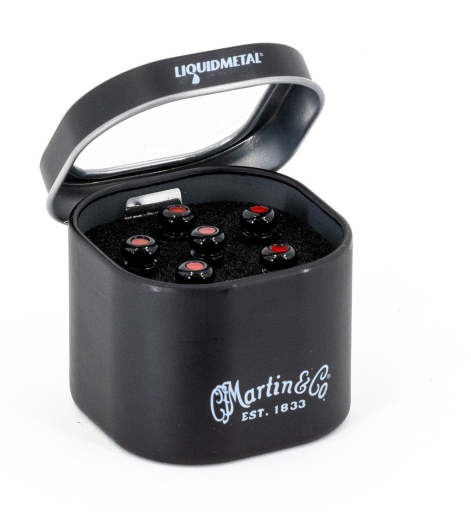 Martin LUXE Bridge Pins - Gloss Black