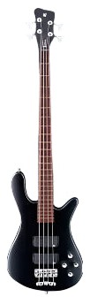 [514120300CACARAWW] RockBass Streamer Standard 4 String, Nirvana Black Transparent Satin