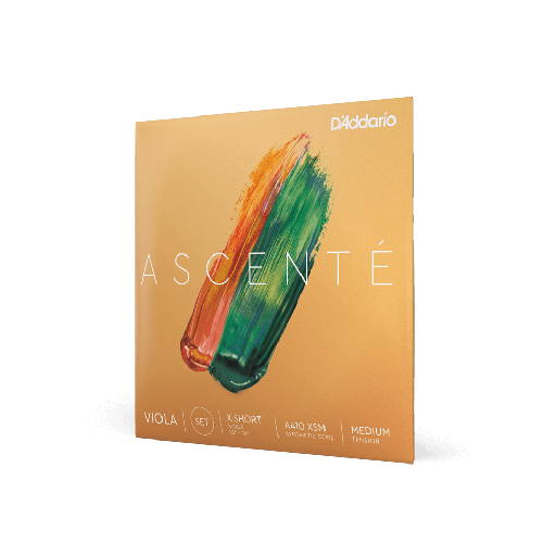 [A410 XSM] D'Addario Ascenté Viola Strings Extra-Short Scale, Medium Tension