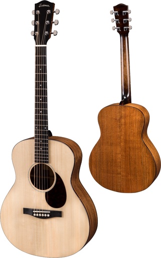 [ACTG2EL] Eastman ACTG2 Left-Handed Travel Guitar Natural - Sitka Spruce/Ovangkol