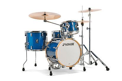 [AQX-JUNGLEWMCBOS] Sonor AQX Jungle 4-Piece 16|13|10|13S Poplar Shell Pack - Blue Ocean Sparkle