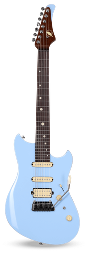 [CCG-MDRN7-WPB] Cave & Canary Meteor Modern 7-String - West Palm Blue