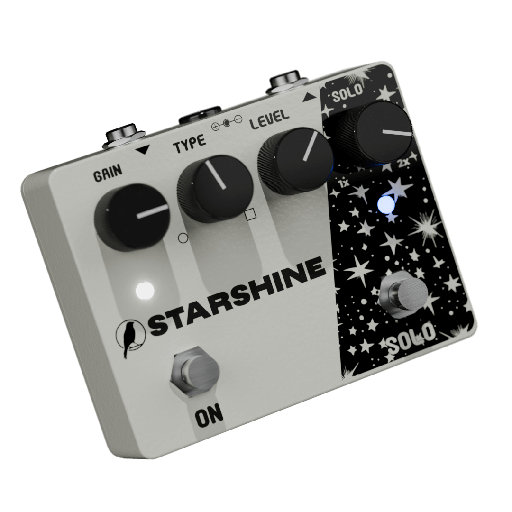 [CCG-PDL-STRSHN] Cave & Canary Starshine Transparent Overdrive Pedal