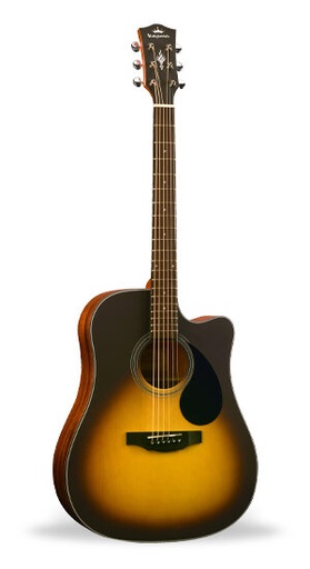 [D3-130ASB] Kepma D3-130ASB Natural Matte Dreadnought  Guitar