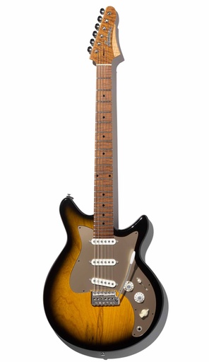 [DC54-3SB-WP] Eastman D'Ambrosio DC'54 Solid-Body Electric Guitar 3-Color Sunburst - Swamp Ash