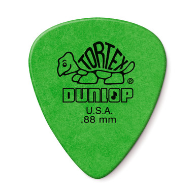 [Dunlop 418R088] Dunlop Tortex Standard Green 0.88mm bag of 72