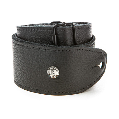 [Dunlop BMF08BK] Dunlop Black Leather Guitar Strap
