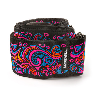 [Dunlop JH28] Dunlop Jimi Hendrix Blacklight Love Drops Pink Strap