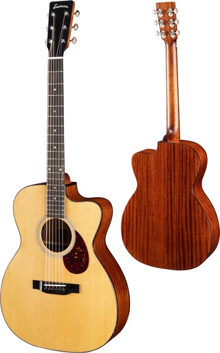 [E1OMCE-S] Eastman E1OMCE Special Orchestra Sitka-Quilted Sapele