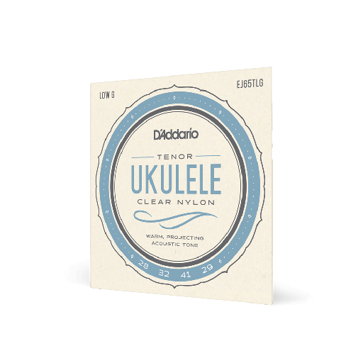 [EJ65TLG] D'Addario EJ65TLG Tenor Ukulele Strings - Pro-Arte Custom Extruded Nylon, Low-G