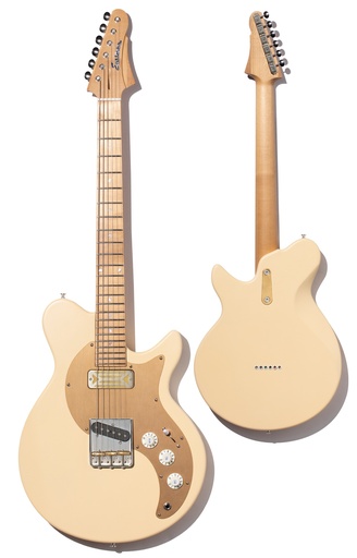 [FT-SC'52-DS] Eastman Fullertone FT-SC'52 Solid-Body Electric Guitar Desert Sand - Roasted Black Limba