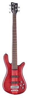 [GPS1265 01AA CHY FR] Warwick Pro Series Streamer Stage I-5 String-Burgundy Red Transparent Satin