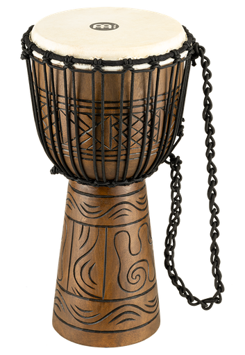 [HDJ17-M] Meinl 10" Rope Tuned Headliner Series Wood Djembe - Artifact Series