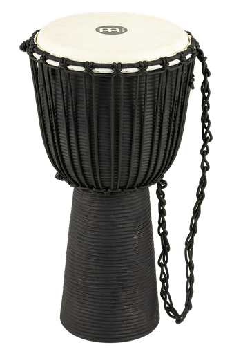 [HDJ3-L] Meinl 12" Black River Series Rope Tuned Djembe