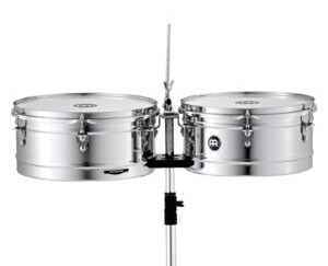[HT1314CH] Meinl 13" & 14" Timbales - Chrome Finish