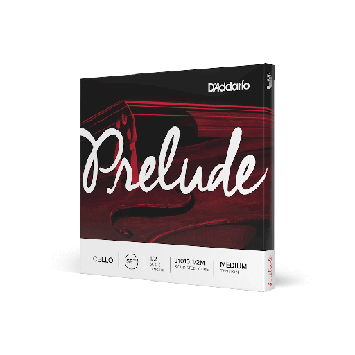 [J1010 1/2M] D'Addario Prelude Cello Strings 1/2 Scale Medium Tension
