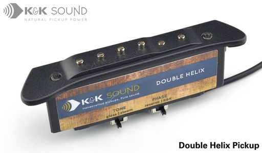 [KKDBLHLXS] Double Helix Acoustic Soundhole Pickup