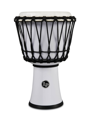 [LP1607WH] LP World 7" Rope Circle Djembe White