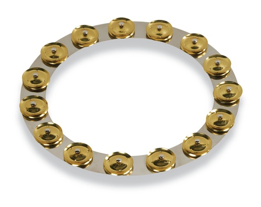 [LP3814SBS] LP 14" Stainless Steel Tambo-Ring with Brass Jingles