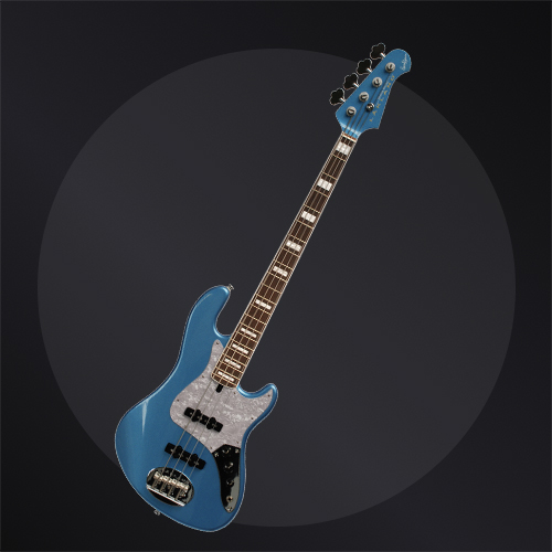 [LSKY-DJ4RWLPB] Lakland Skyline Darryl Jones DJ-4 Bass Guitar Lake Placid Blue