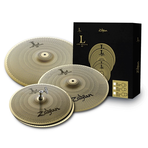 [LV468] Zildjian L80 Low Volume Cymbal Pack - 14"/16"/18"