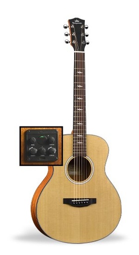 [M2-131A] Kepma Club M2-131A Mini 36" Acoustic-Electric Guitar Matte Natural - AcoustiFex