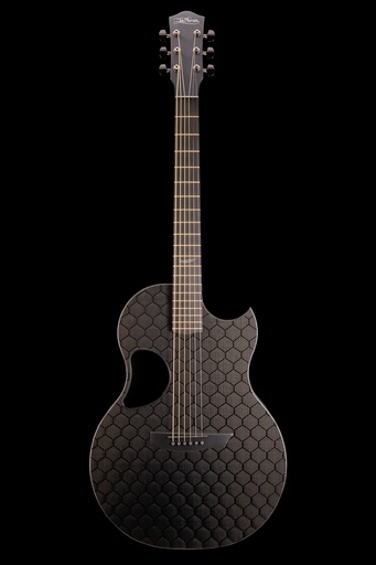[MCPG-CSHBLKBLK2] McPherson Sable Carbon Fiber Guitar - Honeycomb & Black