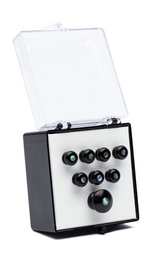 [MG-18APP50] Martin Pearl Inlaid Bridge & Endpins - Ebony