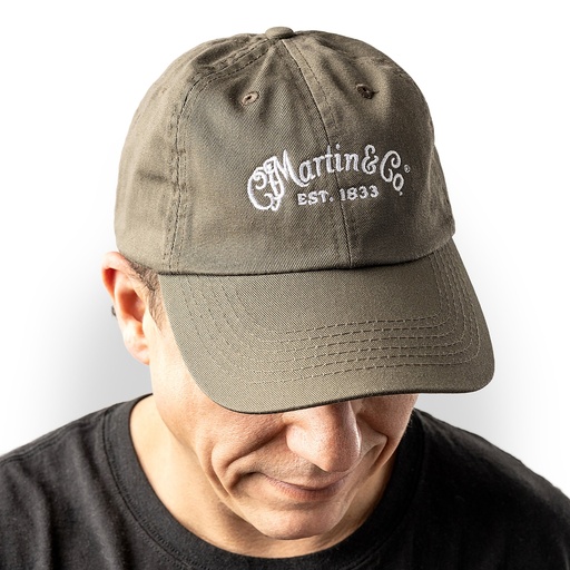 [MG-18NH0061] Martin Logo Hat - Olive