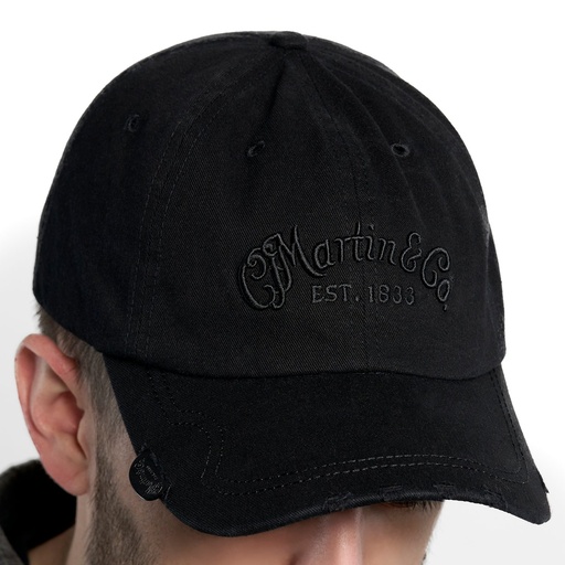 [MG-18NH0064] Martin Tone on Tone Pick Hat - Black