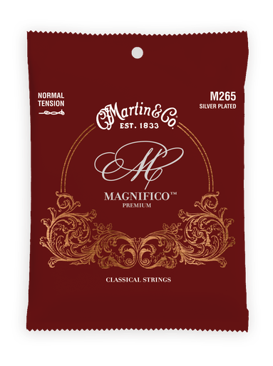 [MG-41Y18M265] Martin Magnifico Normal Tension Classical Guitar Strings - Silverplated