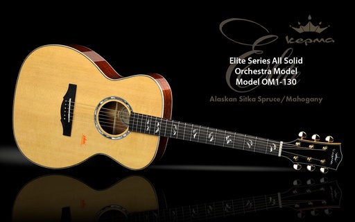[OM1-130A] Kepma OM1-131A Orchestra Acoustic Guitar