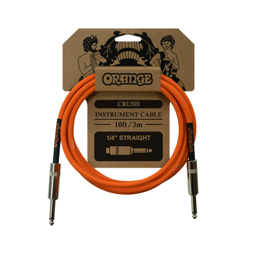 [ORG CA034] Orange Crush 10ft Instrument Cable STR/STR