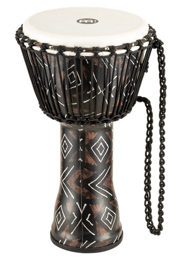 [PADJ6-M-F] Meinl 10" Rope Tuned Travel Series Djembe Synthetic Head - Kanga Sarong