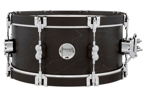 [PDCC6514SSEE] PDP Classic Ebony Snare - 6.5x14 Ebony Hoops